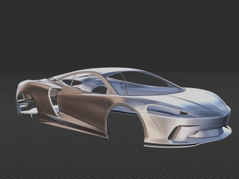 McLaren GT 2020 Body STL 3D Model