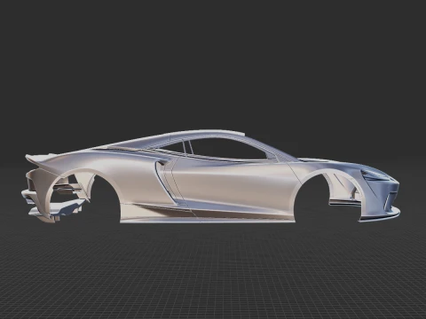 McLaren GT 2020 Body STL 3D Model