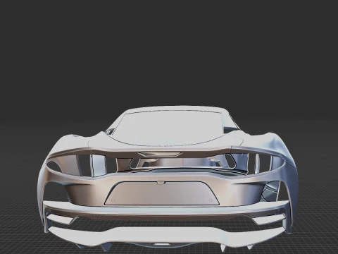 McLaren GT 2020 Body STL 3D Model