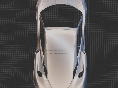 McLaren GT 2020 Body STL 3D Model