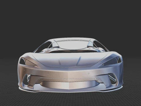 McLaren GT 2020 Body STL 3D Model