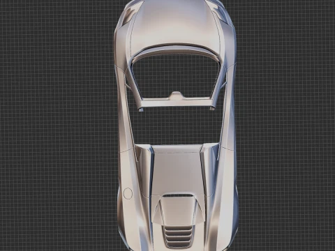 McLaren MP4-12C Spider 2013 Body STL 3D Model