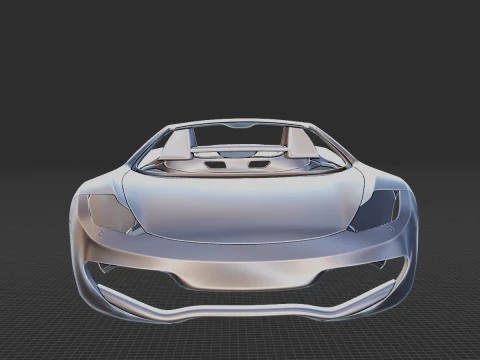McLaren MP4-12C Spider 2013 Body STL 3D Model