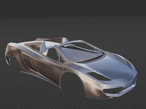 McLaren MP4-12C Spider 2013 Body STL 3D Model
