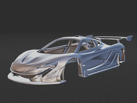 McLaren P1 Body STL 3D Model