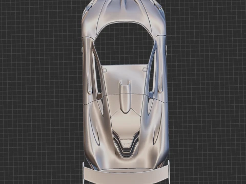 McLaren P1 Body STL 3D Model