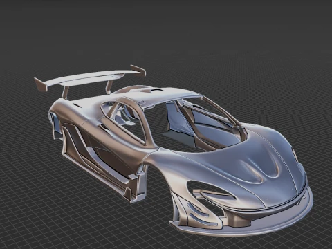 McLaren P1 Body STL 3D Model