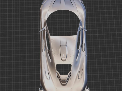 McLaren P1 GTR Senna 2019 Body STL 3D Model
