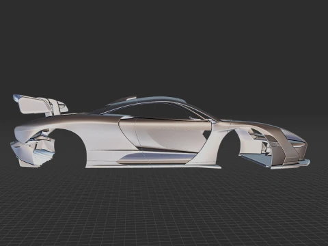 McLaren Senna 2019 Body STL 3D Model