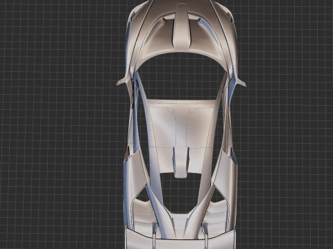 McLaren Senna 2019 Body STL 3D Model
