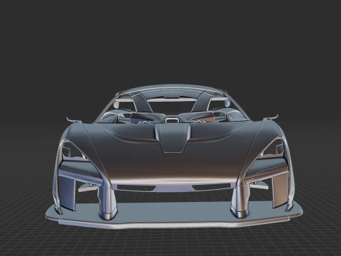 McLaren Senna 2019 Body STL 3D Model