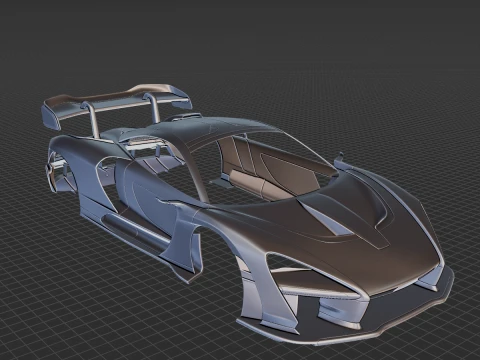 McLaren Senna 2019 Body STL 3D Model