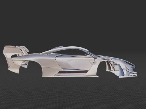 McLaren Senna GTR 2020 Body STL 3D Model