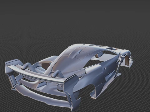 McLaren Senna GTR 2020 Body STL 3D Model
