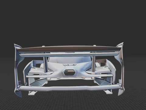 McLaren Senna GTR 2020 Body STL 3D Model