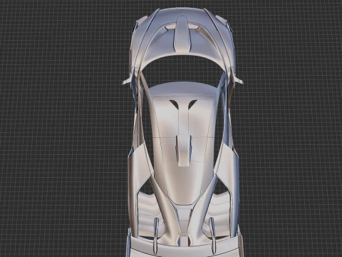 McLaren Senna GTR 2020 Body STL 3D Model