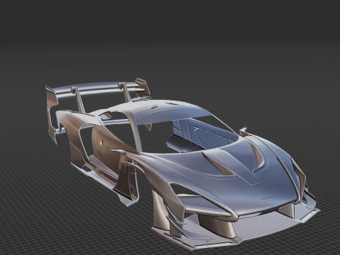 McLaren Senna GTR 2020 Body STL 3D Model