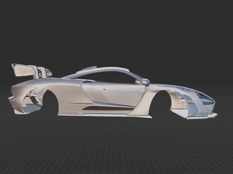 McLaren Senna LM 2021 Body STL 3D Model