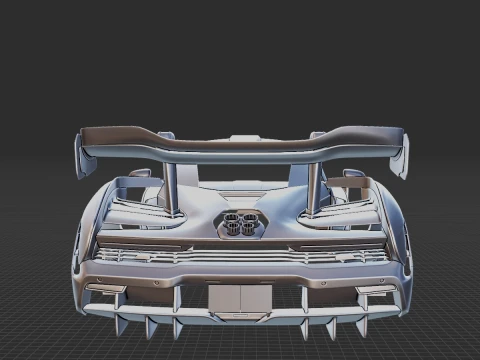 McLaren Senna LM 2021 Body STL 3D Model