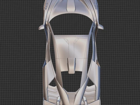 McLaren Senna LM 2021 Body STL 3D Model