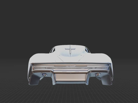 McLaren Speedtail 2020 Body STL 3D Model