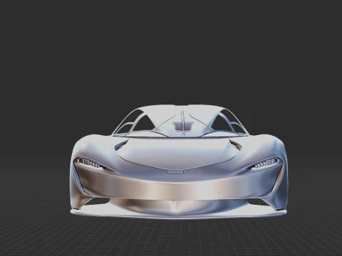 McLaren Speedtail 2020 Body STL 3D Model