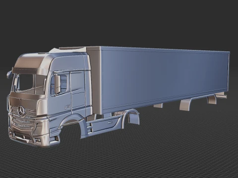 Mercedes-Benz New Actros Body STL 3D Model