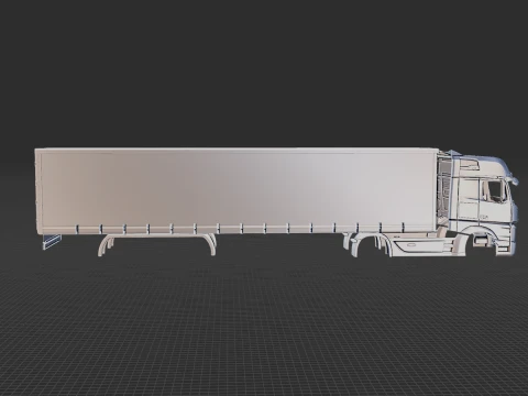 Mercedes-Benz New Actros Body STL 3D Model