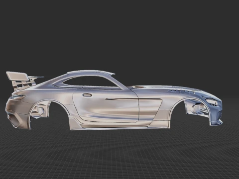 Mercedes-Benz AMG GT Body STL 3D Model
