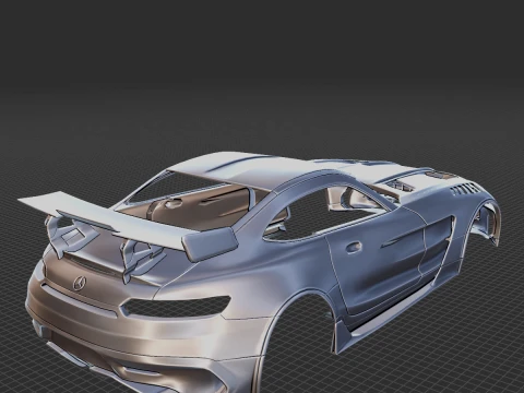 Mercedes-Benz AMG GT Body STL 3D Model