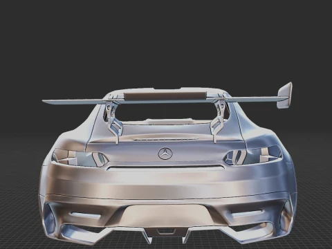 Mercedes-Benz AMG GT Body STL 3D Model