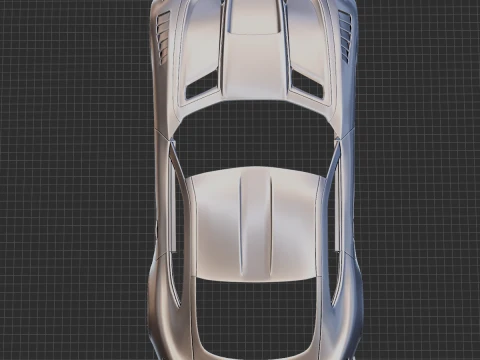 Mercedes-Benz AMG GT Body STL 3D Model