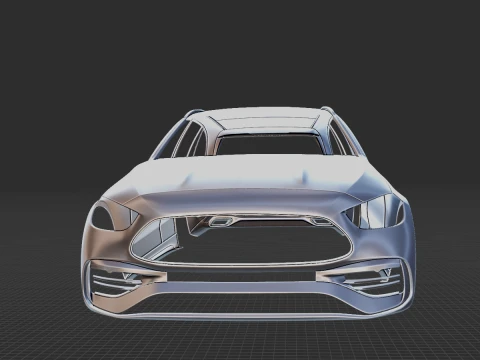 Mercedes-Benz C-Class Estate 2022 Body STL 3D Model