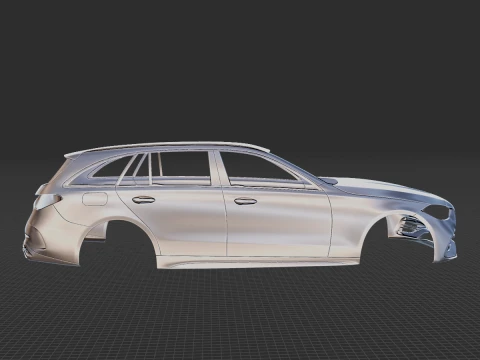 Mercedes-Benz C-Class Estate 2022 Body STL 3D Model