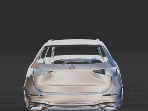 Mercedes-Benz C-Class Estate 2022 Body STL 3D Model