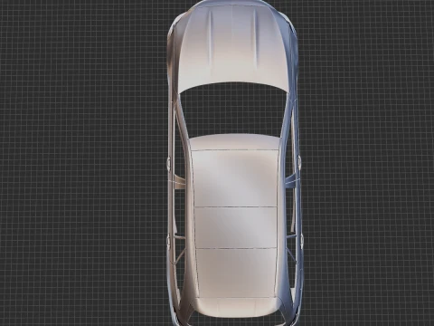 Mercedes-Benz C-Class Estate 2022 Body STL 3D Model