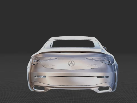 Mercedes-Benz CLE53 AMG Coupe Body STL 3D Model
