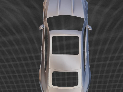 Mercedes-Benz CLE53 AMG Coupe Body STL 3D Model