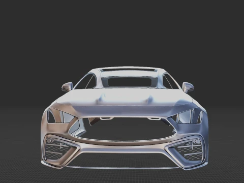Mercedes-Benz CLE53 AMG Coupe Body STL 3D Model
