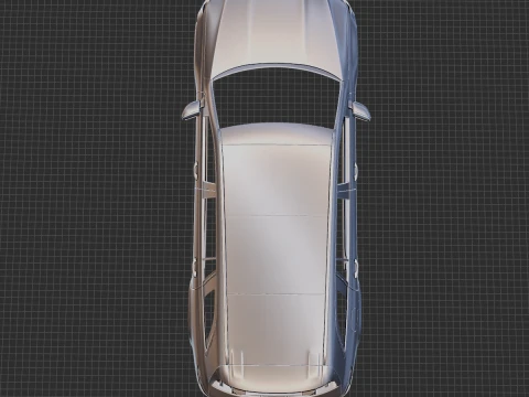 Mercedes-Benz GLS63 AMG 2021 Body STL 3D Model