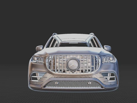Mercedes-Benz GLS63 AMG 2021 Body STL 3D Model