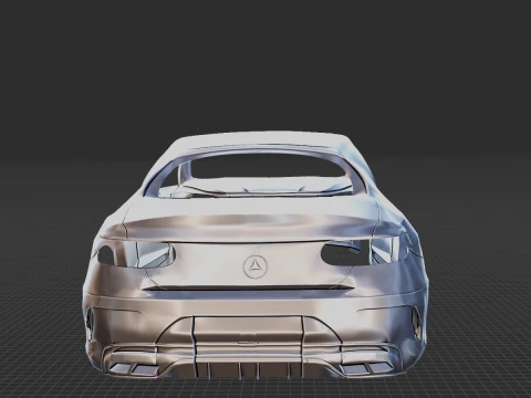 Mercedes-Benz S63 Body STL 3D Model