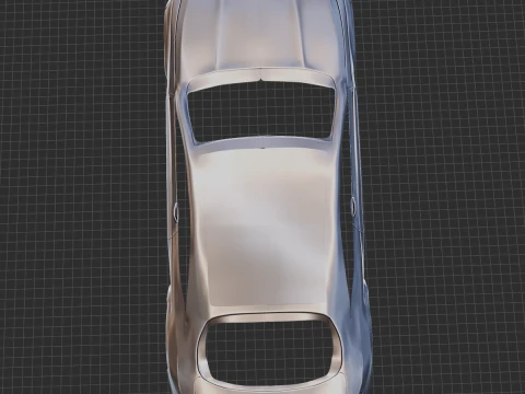 Mercedes-Benz S63 Body STL 3D Model