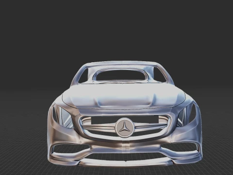 Mercedes-Benz S63 Body STL 3D Model