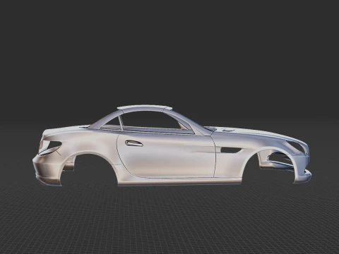 Mercedes-Benz SLK 2012 Body STL 3D Model