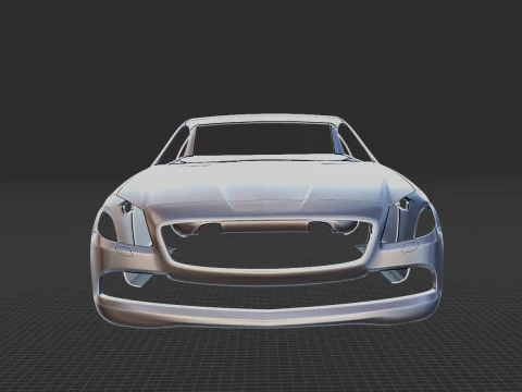 Mercedes-Benz SLK 2012 Body STL 3D Model