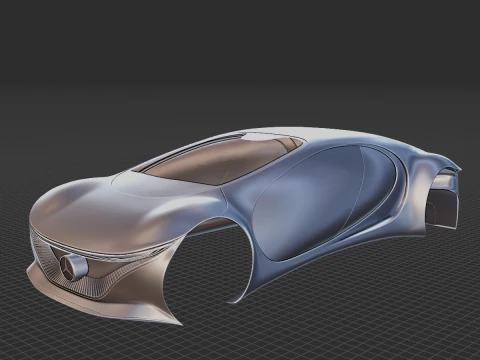 Mercedes-Benz Vision AVTR Concept 2020 Body STL 3D Model