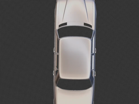Mercedes-Benz W123 Body STL 3D Model