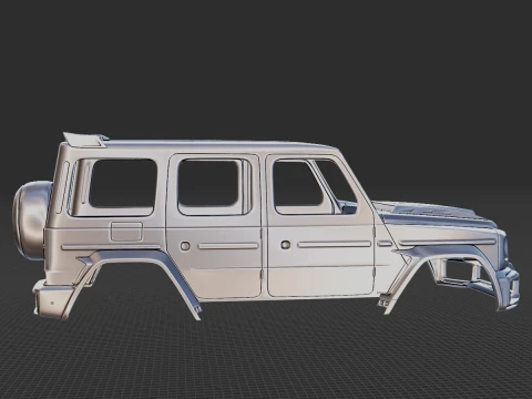 Mercedes-Benz Brabus G 800 Body STL 3D Model
