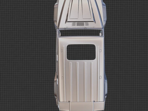 Mercedes-Benz Brabus G 800 Body STL 3D Model